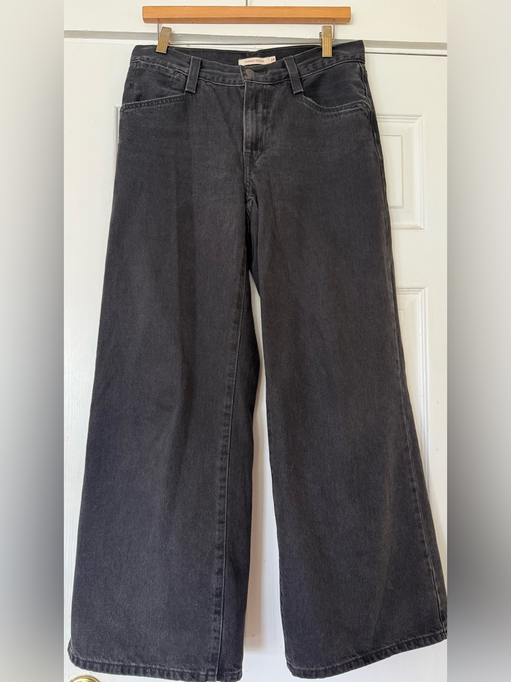 Levi's Women’s Dark Gray Wide Leg Jeans